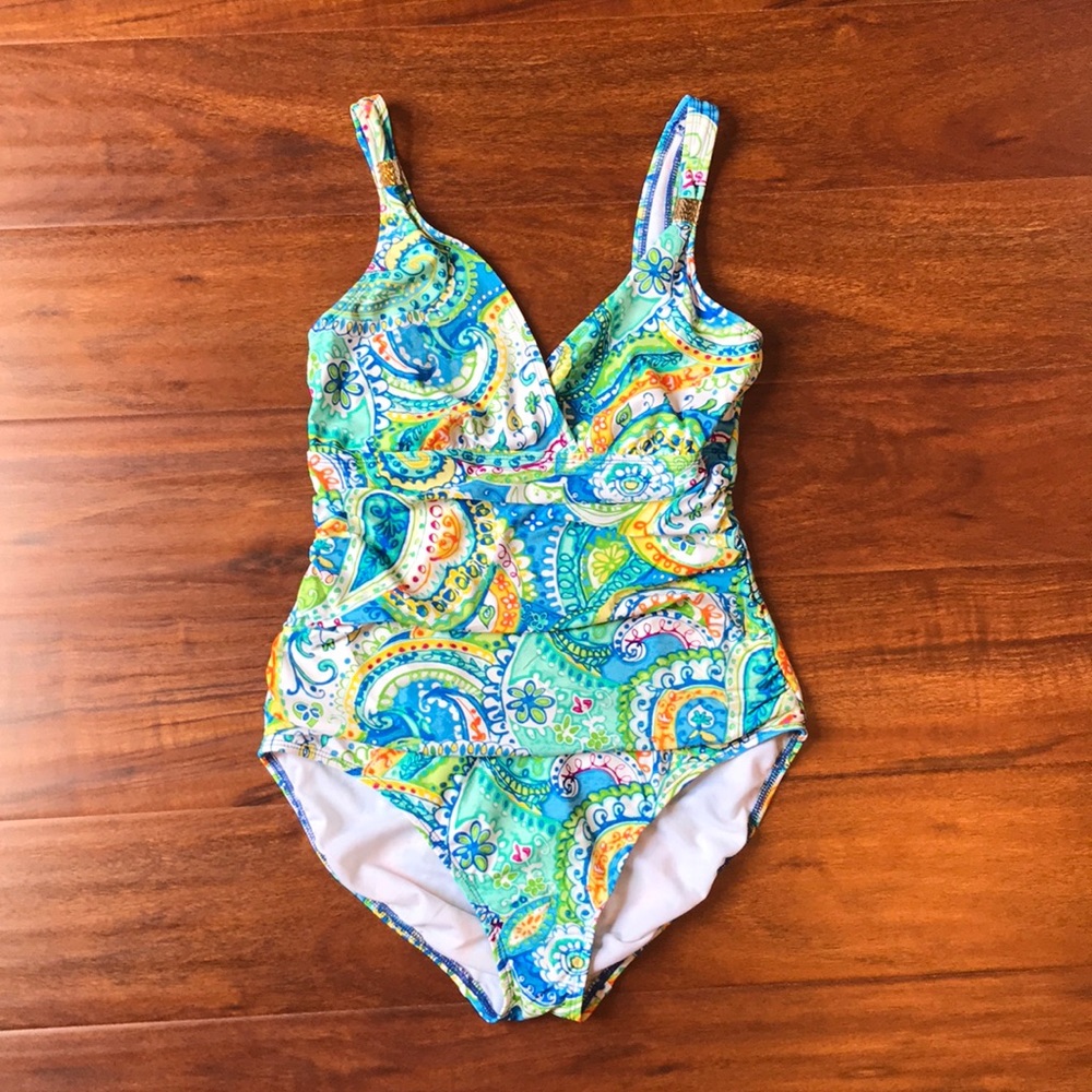 Ralph Lauren one piece bathing suit.